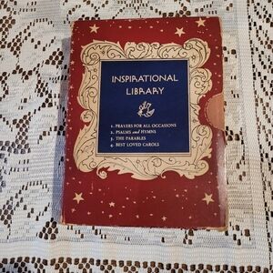 Four-volume Inspirational Library Prayers Psalms Parables Carols